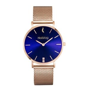 Noblag Women's Watch Mesh- Blue Dial 36mm